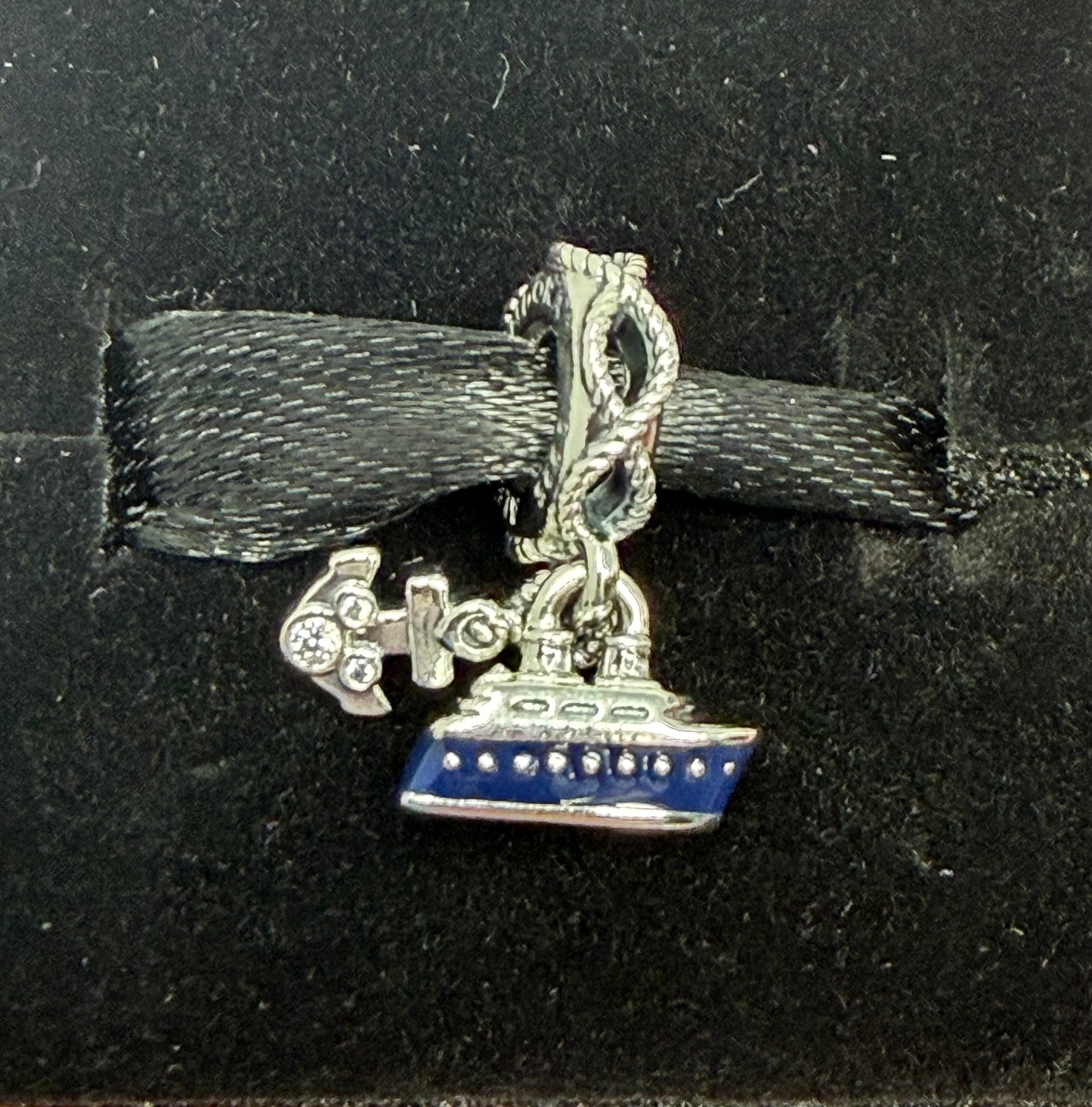 Disney Cruise Line Ship & Mickey Anchor Pandora Charm