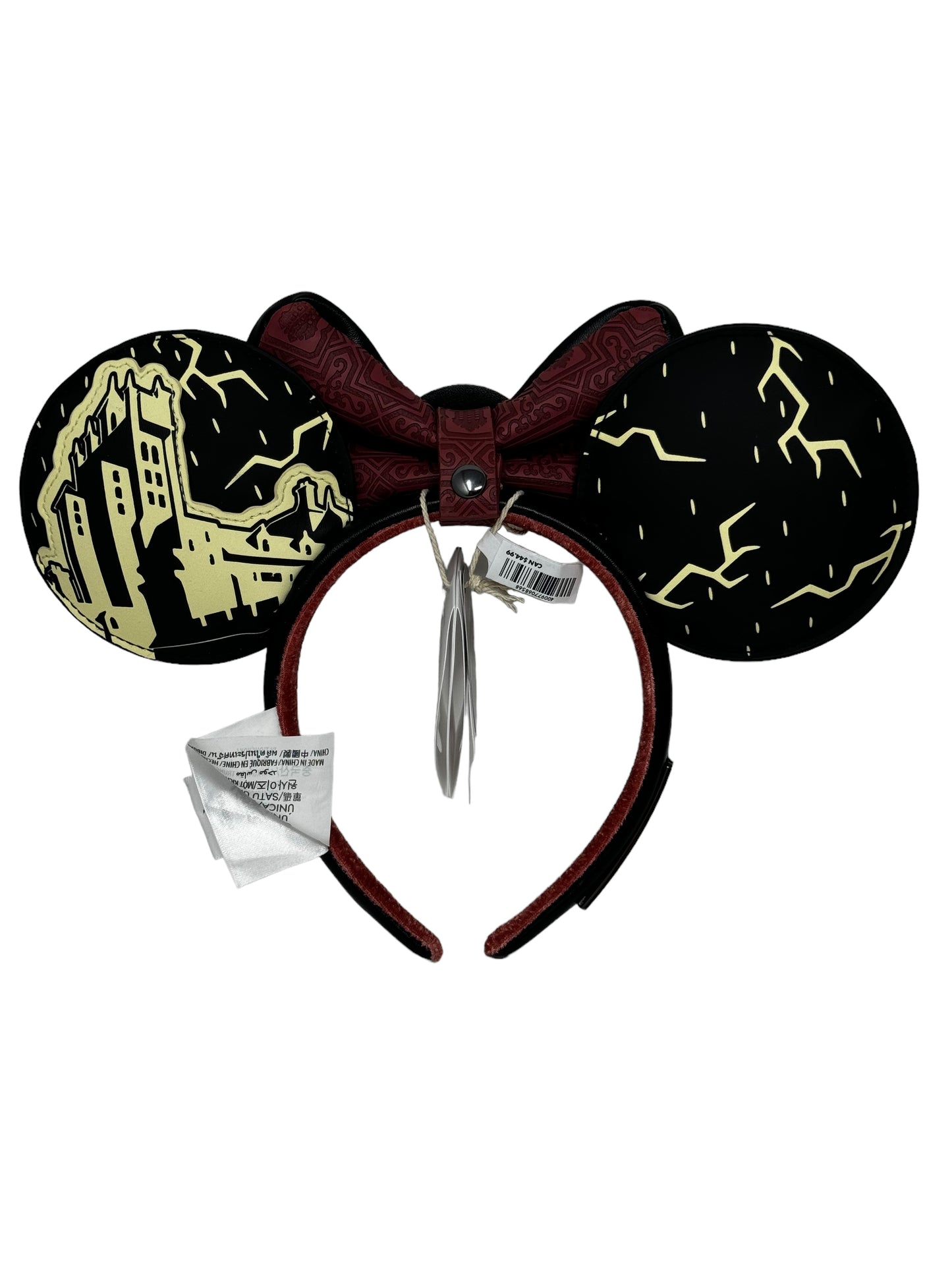 Disney Hollywood Tower of Terror Hotel Loungefly Ear Headband