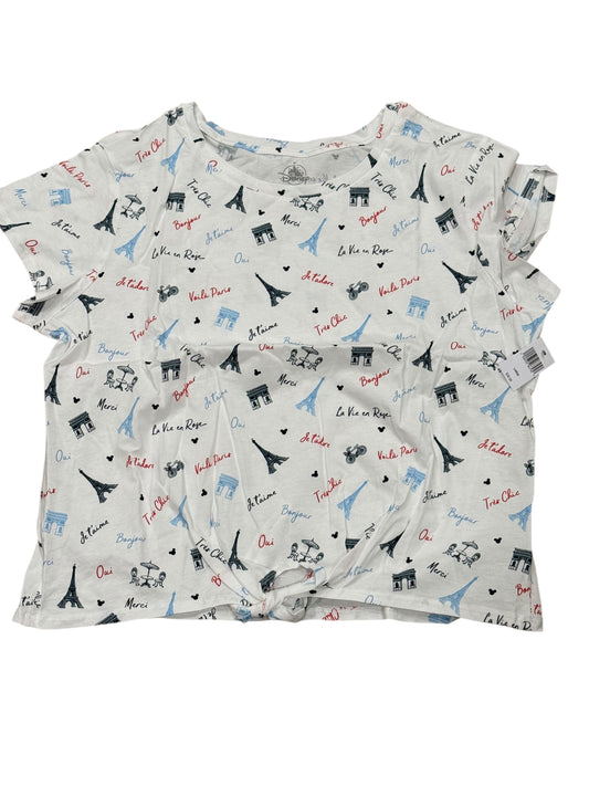 Disney Epcot France Mickey Girls Shirt Large