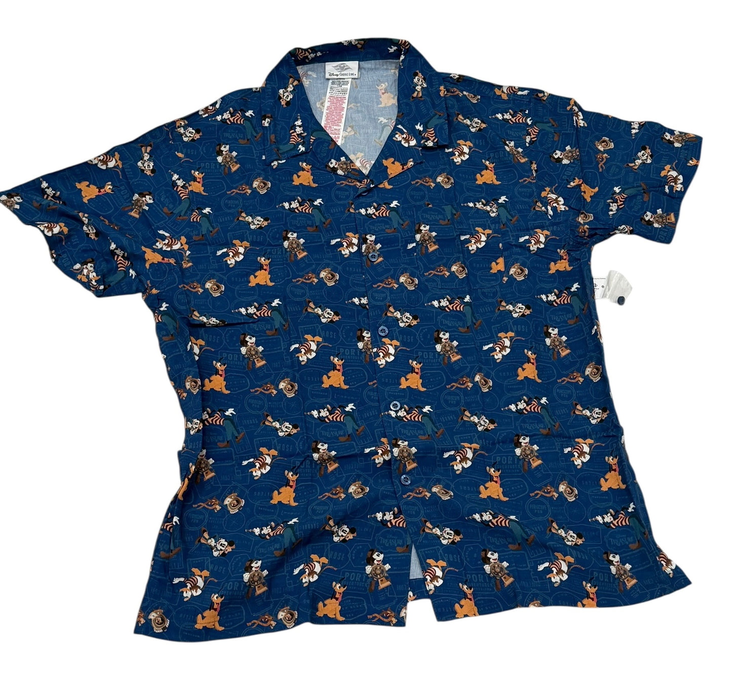 Disney Cruise Line Mickey & Friends Button Shirt-DCL