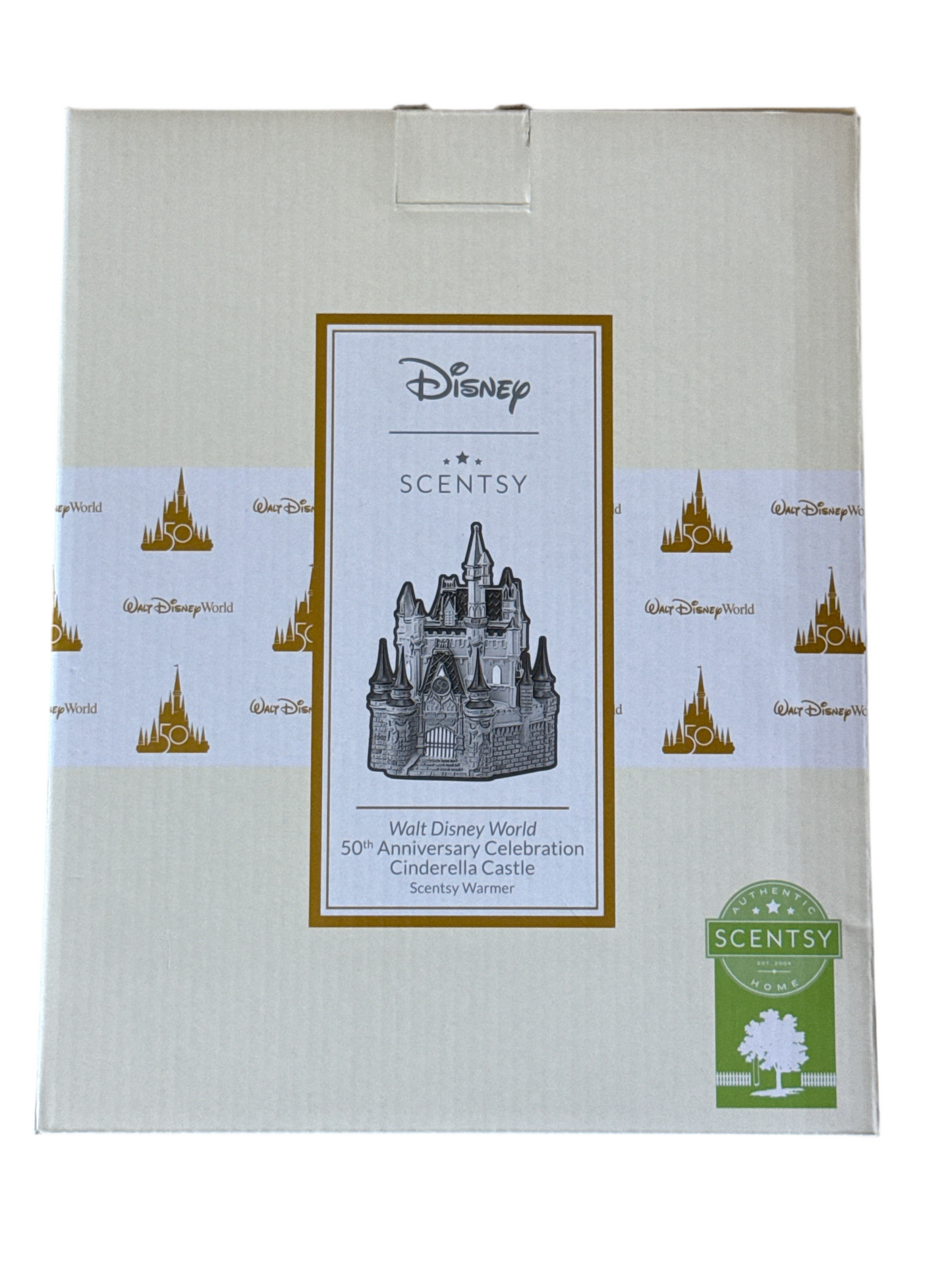 Scentsy X Disney World 50th Anniversary Cinderella Castle Warmer with Brick