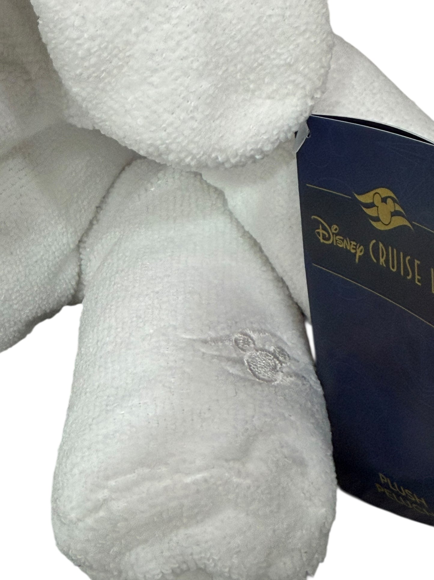 Disney Cruise Line Towel Animal Plush Toy DCL Dog Evie with Mickey Ears Hats