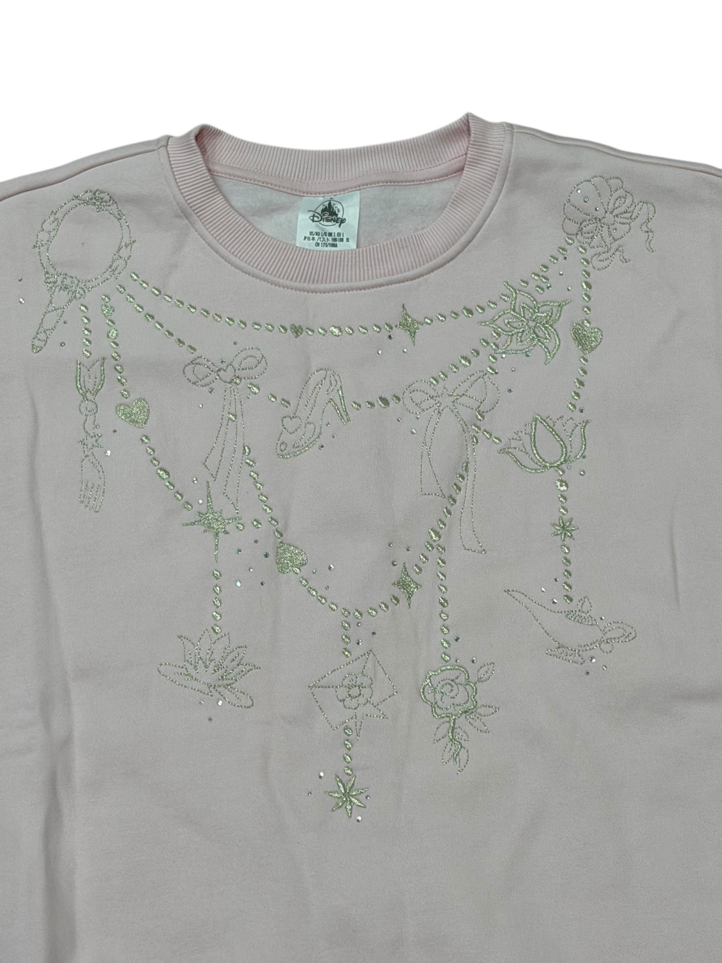 Walt Disney World Pullover Princesses Embroidered Pink