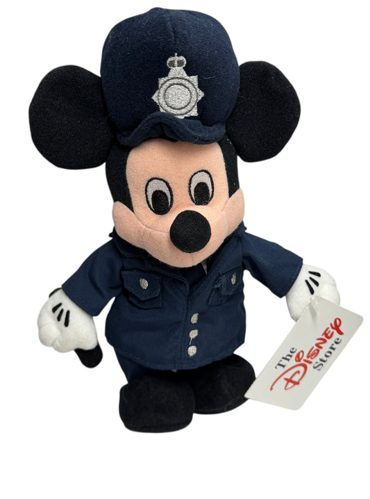 Disney Store Mickey Bobby Policeman Plush-Vintage