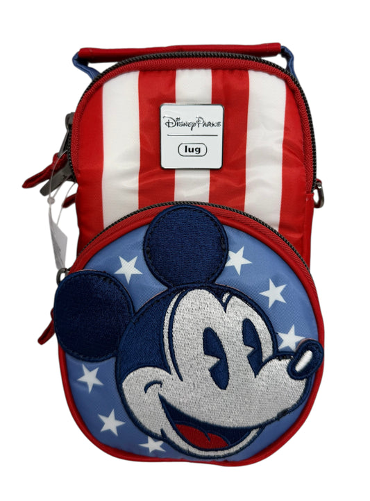 Disney Mickey Stars and Stripes Lug Crosssbody Purse Skeeter