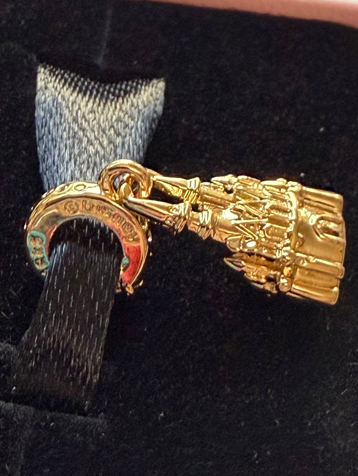 Walt Disney World Cinderella Castle Pandora Charm Gold