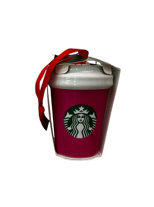 Starbucks Pink Ceramic Tumbler Ornament