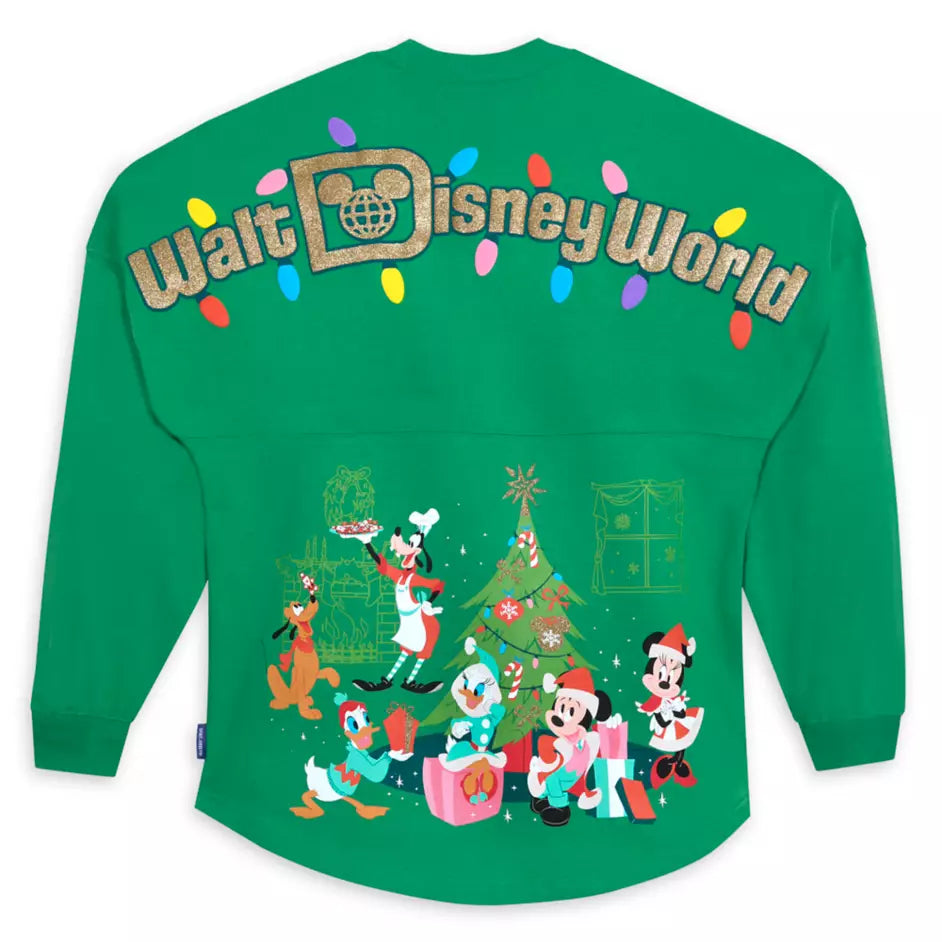 Disney Classics Christmas Holiday Spirit Jersey for Adults Walt Disney World XS