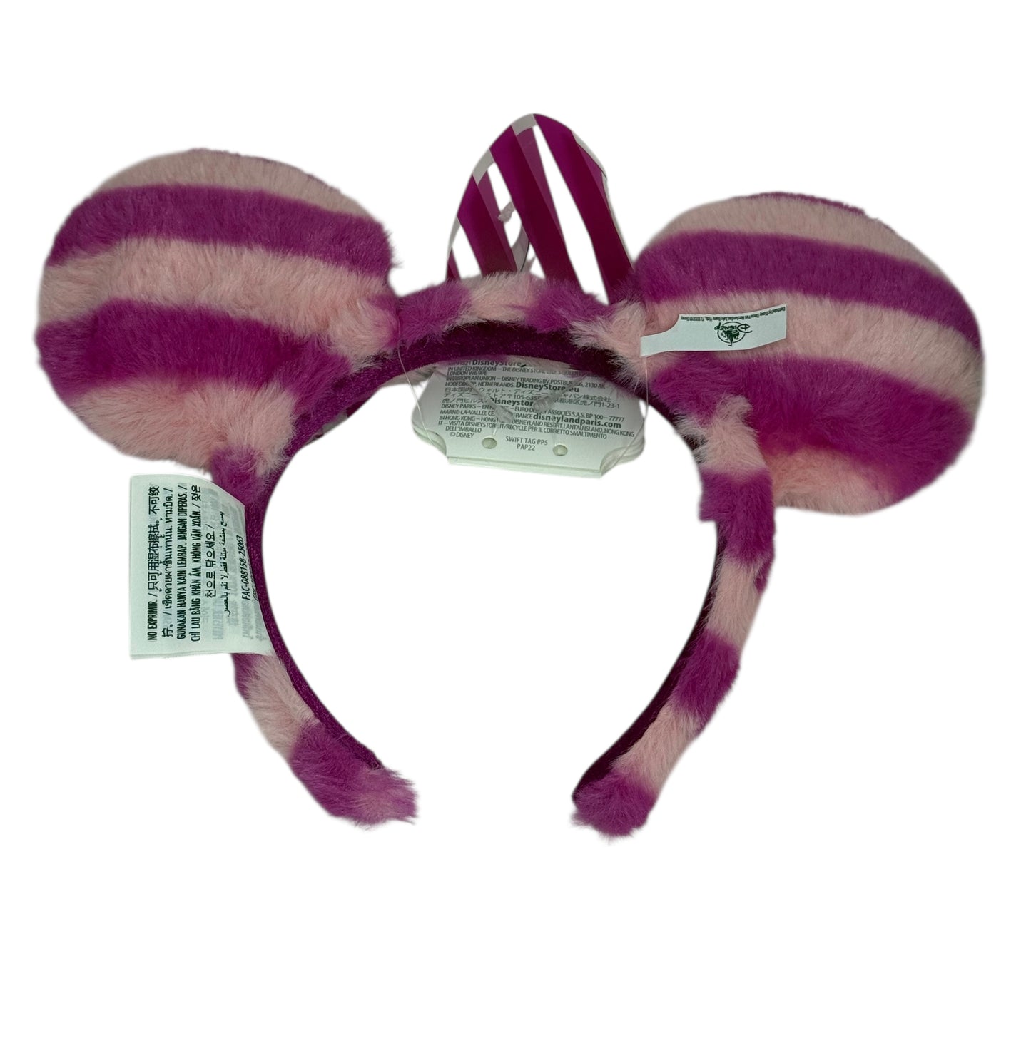 Disney Alice in Wonderland Cheshire Cats Plush Ears Headband