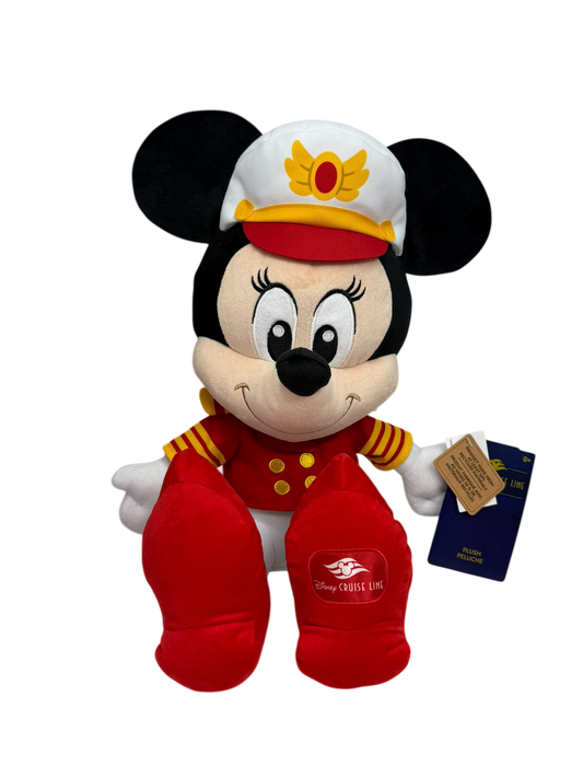 Disney Cruise Line Big Feet Plush Captain Minnie