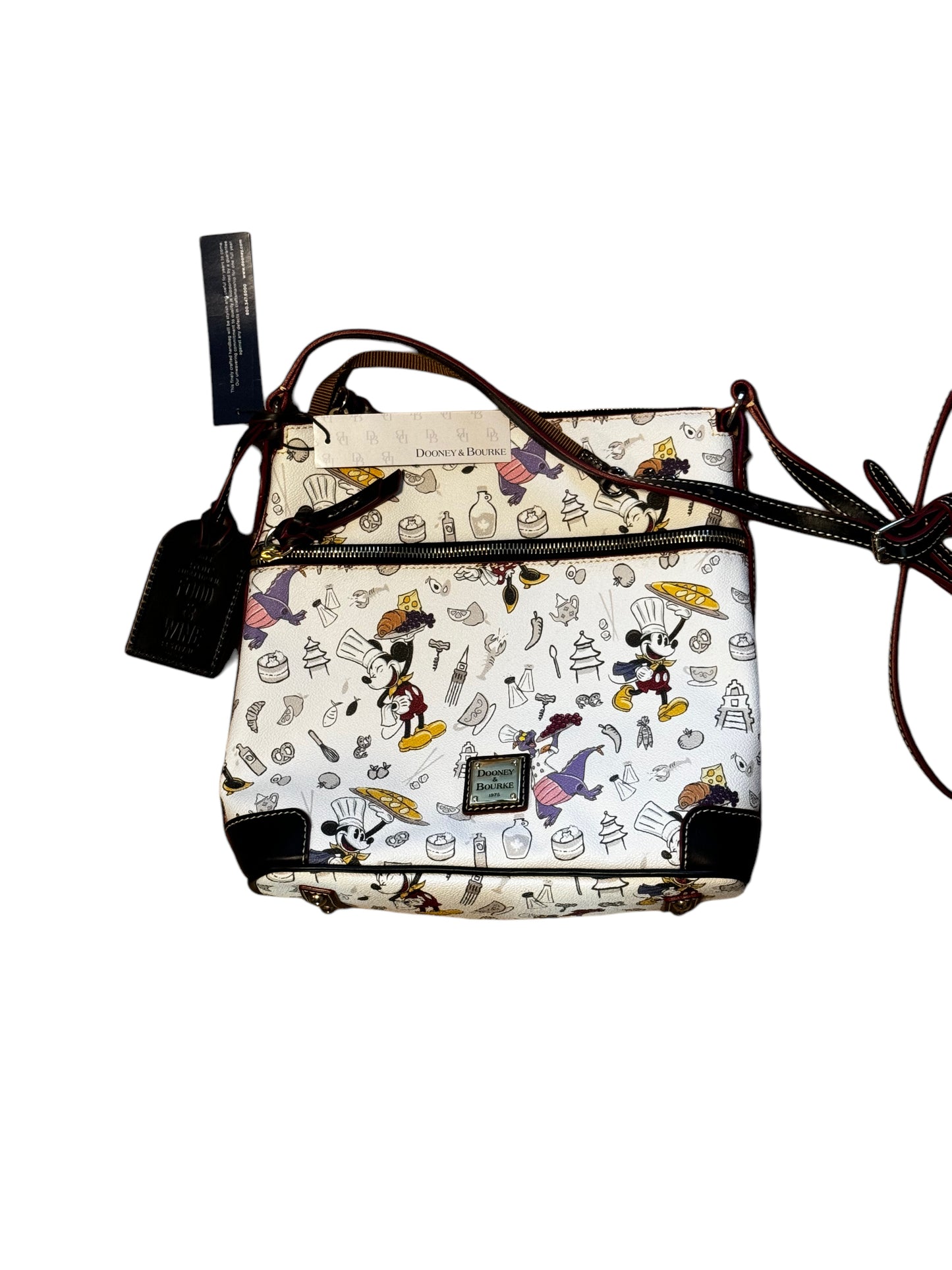 Disney Epcot Food & Wine 2018 Dooney & Bourke Crossbody Purse Figment Mickey