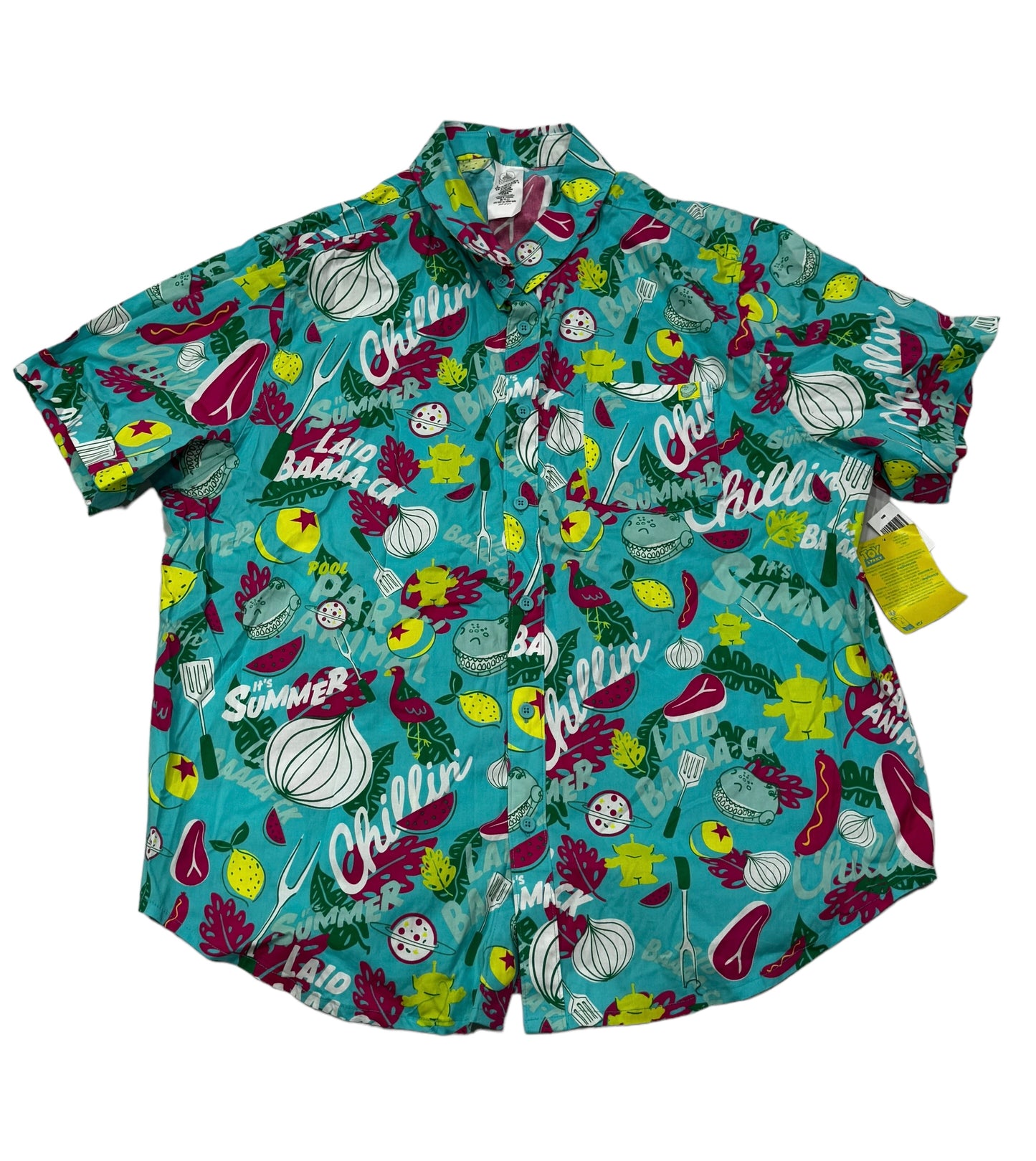 Disney Pixar Toy Story Summer Splash Camp Shirt XL