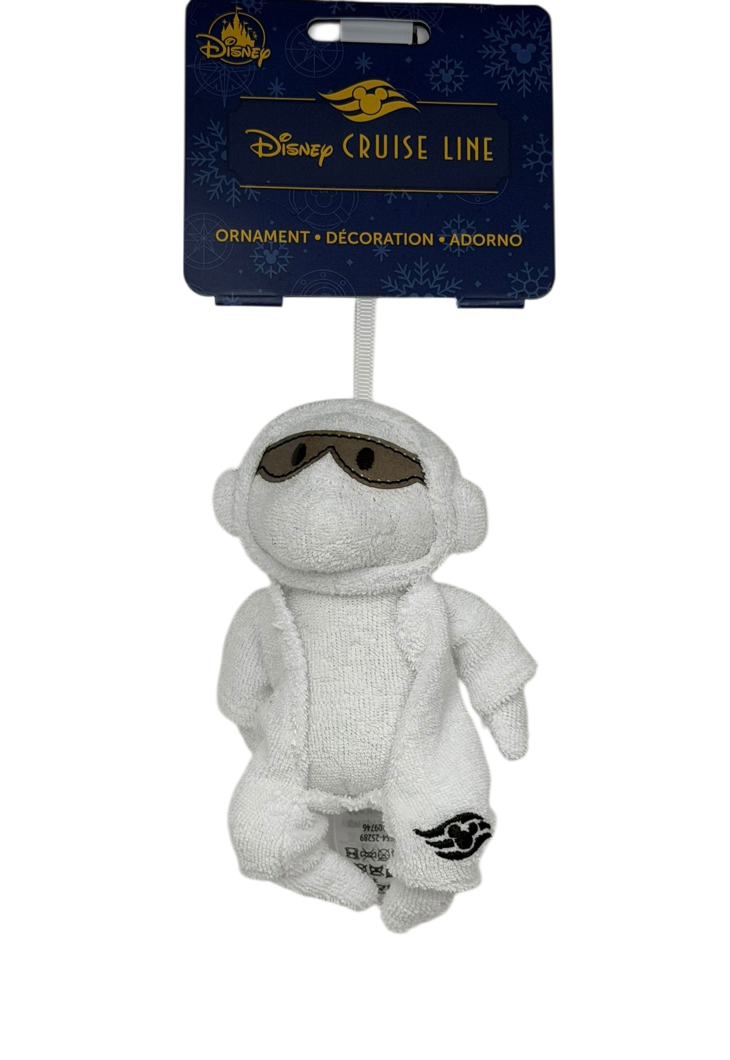 Disney Cruise Line Ornament-Monkey Towel Animal Plush