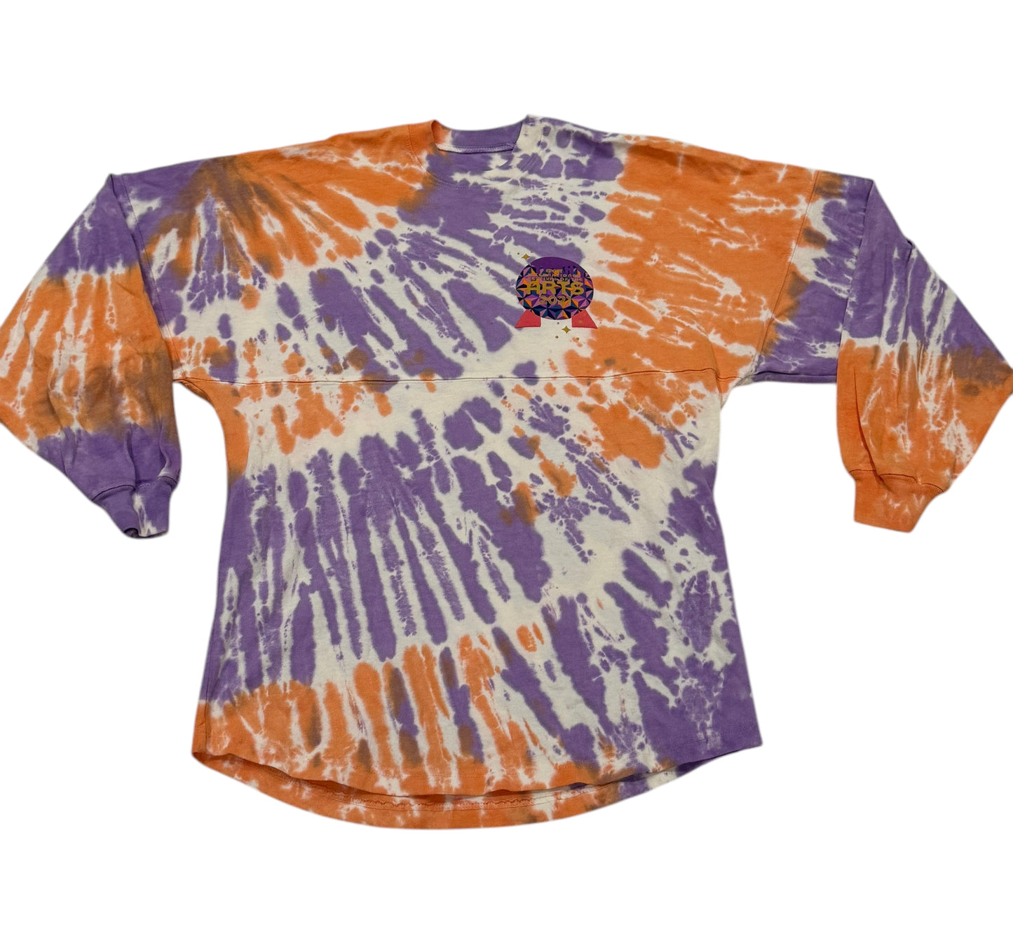 Disney Epcot Festival of Arts 2021 Figment Spirit Jersey Tie Dye