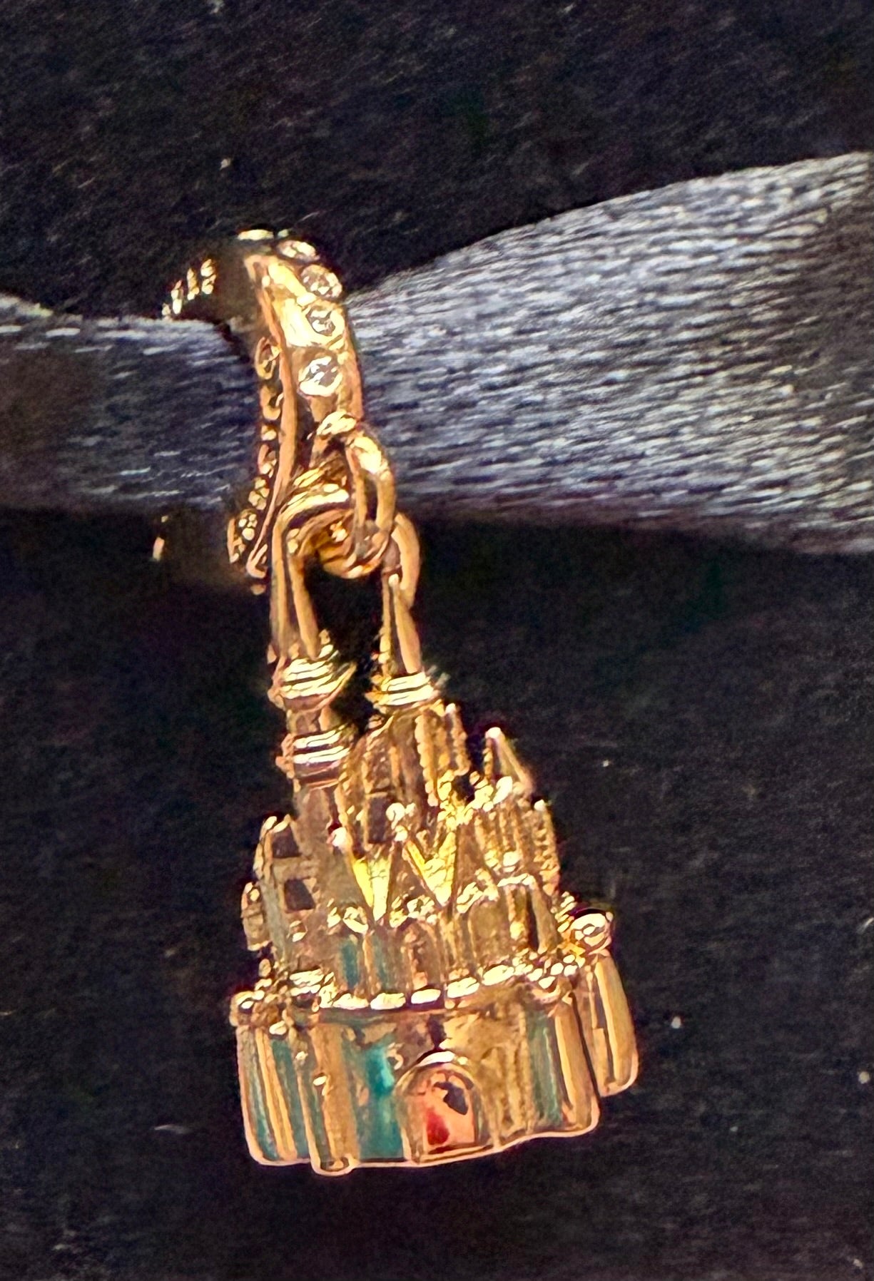Walt Disney World Cinderella Castle Pandora Charm Gold