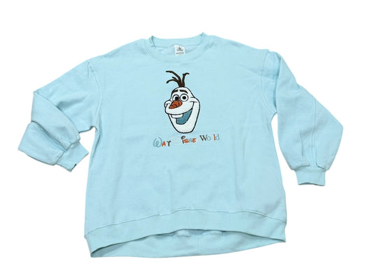 Walt Disney World Feozen Olaf Pullover-Blue XS