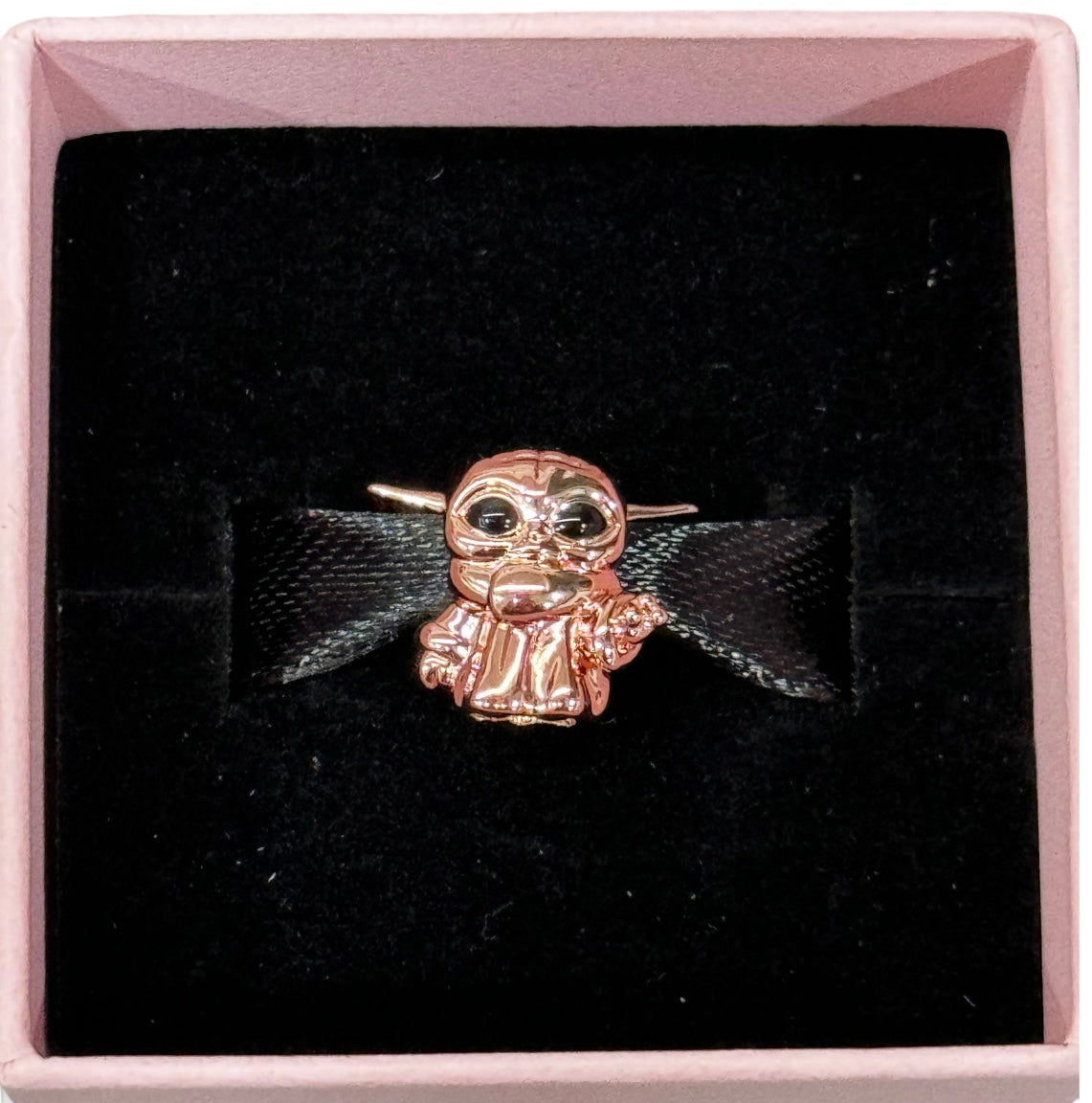 Disney Star Wars Rose Gold Grogu Pandora Charm