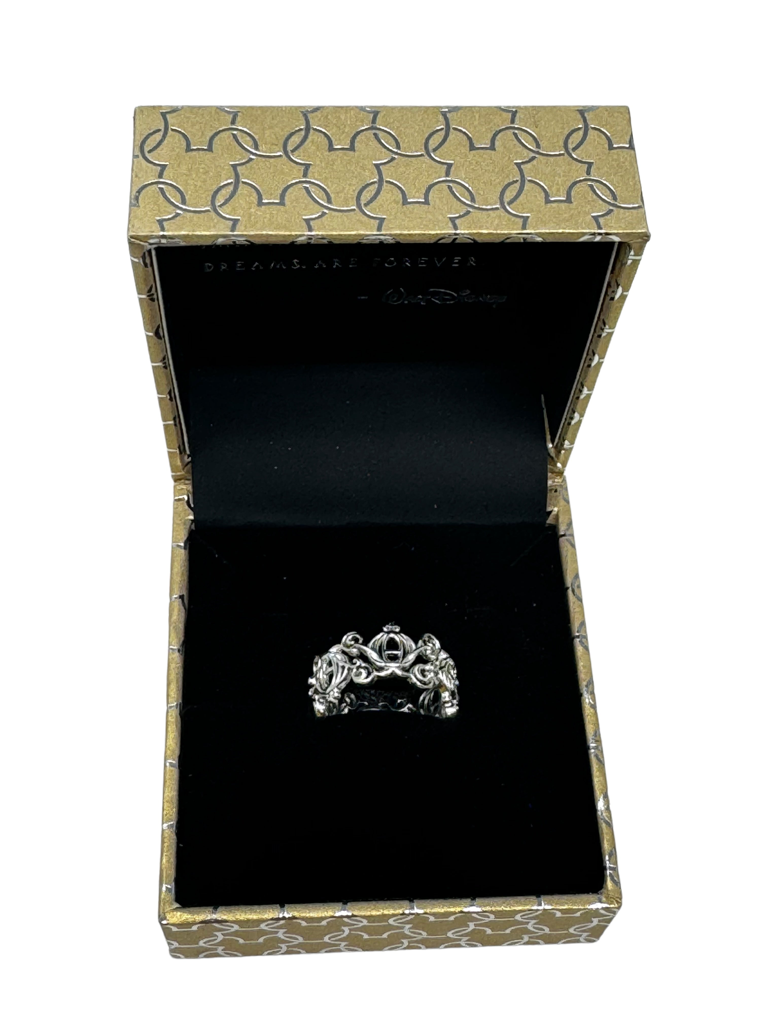 Disney Cinderella Carriage Wrap Rebecca Hook Ring World of Treasures