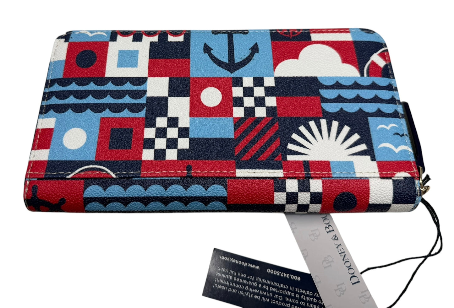 Disney Cruise Line DCL Dooney & Bourke Wallet-Mickey Ship Anchor