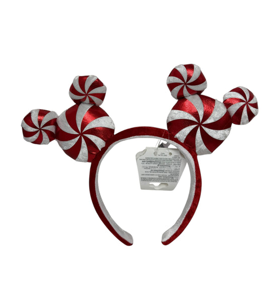 Disney Parks Mickey Peppermint Ears Headband