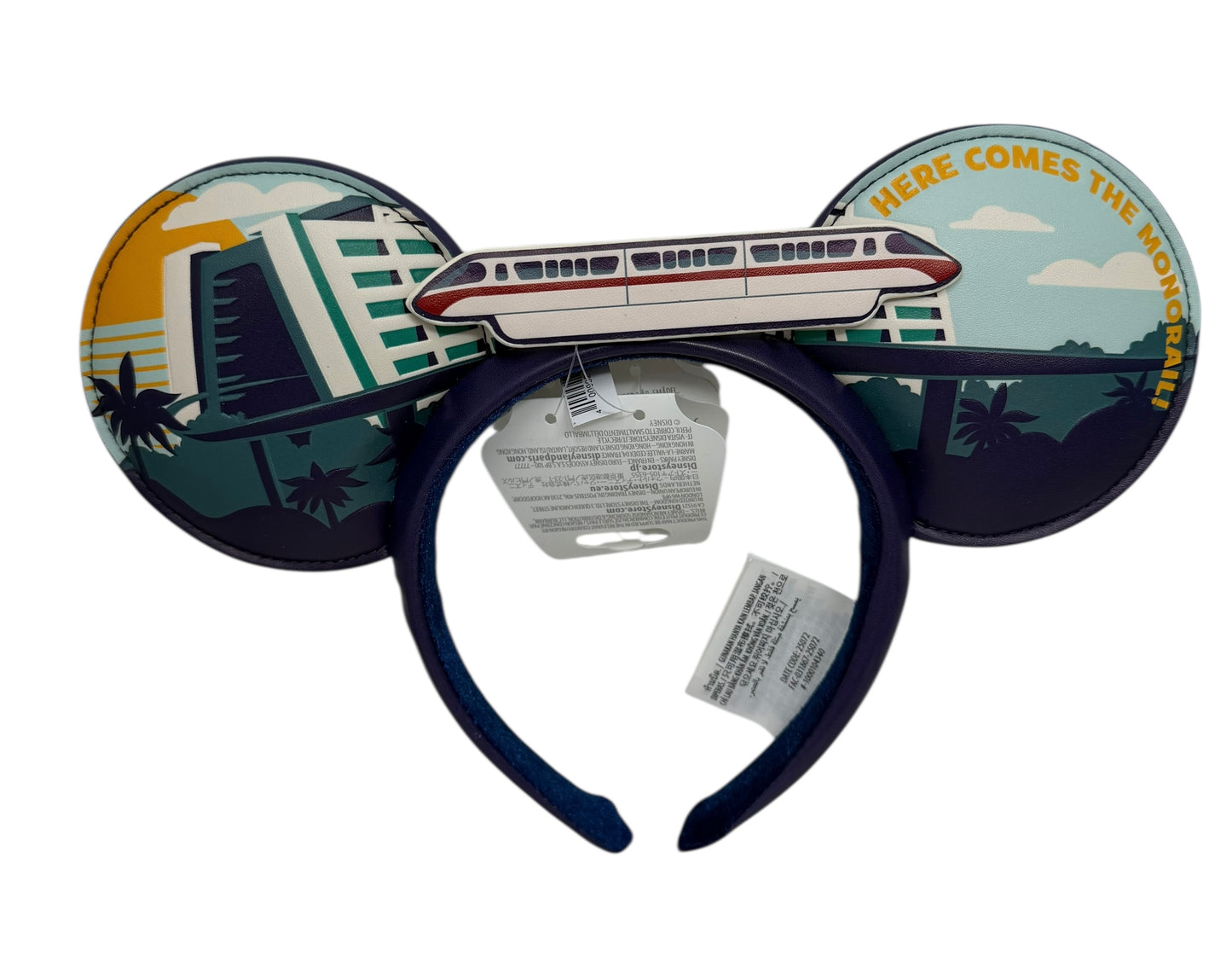 Disney Contemporary Resort Monorail Mickey Ears Headband