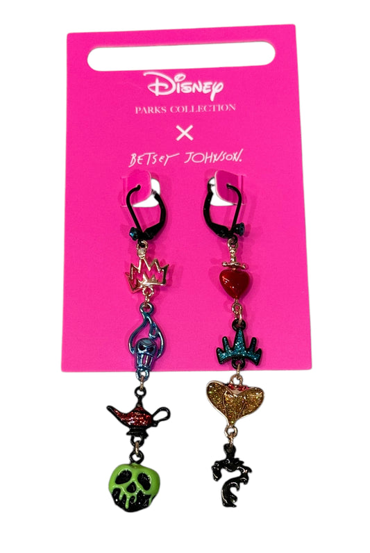 Disney X Betsey Johnson Villains Earrings