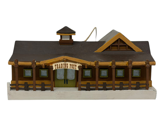Disney Fort Wilderness Trading Post Building Ornament-Chip n Dale