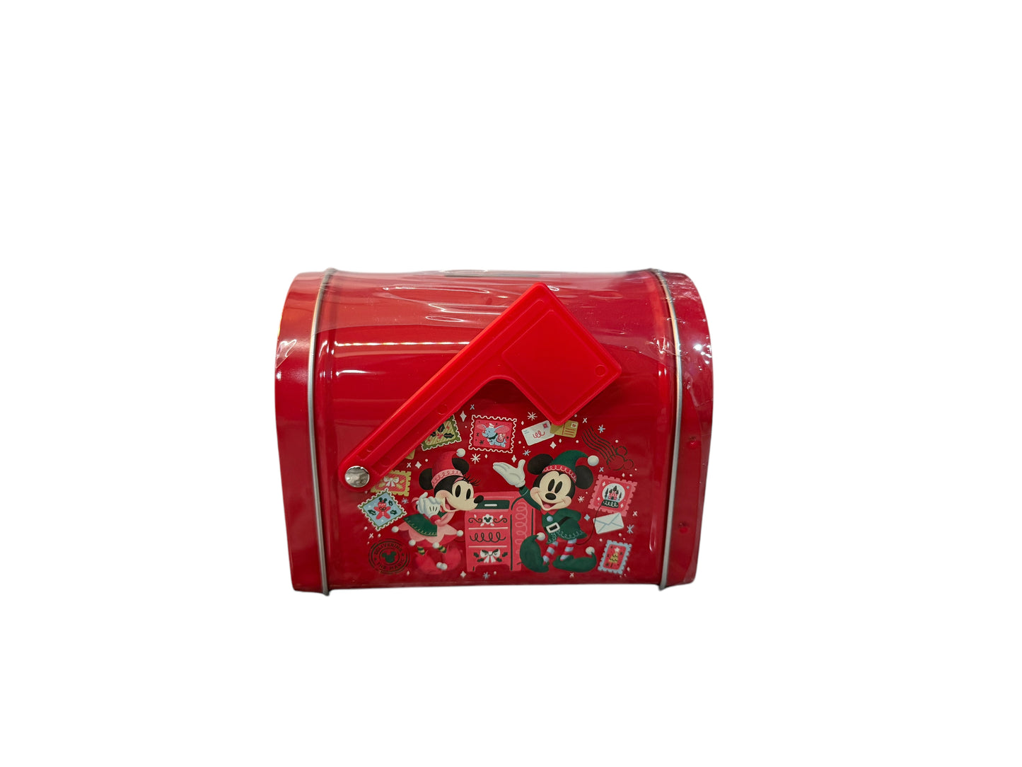 Disney Parks Peppermint Bark Mailbox Tin