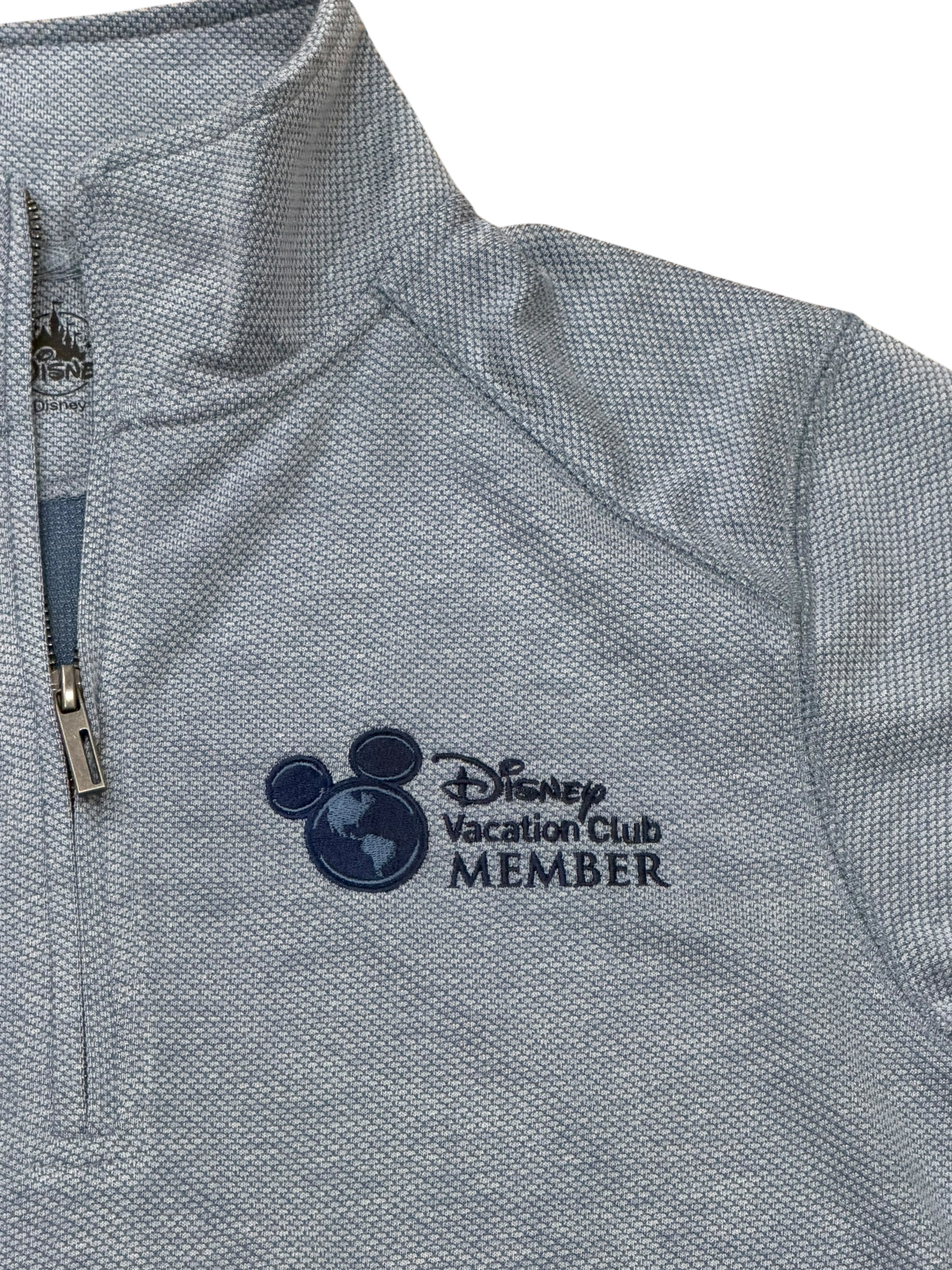 Disney Vacation Club Member Mickey 1/4 Zip Pullover DVC Embroidered