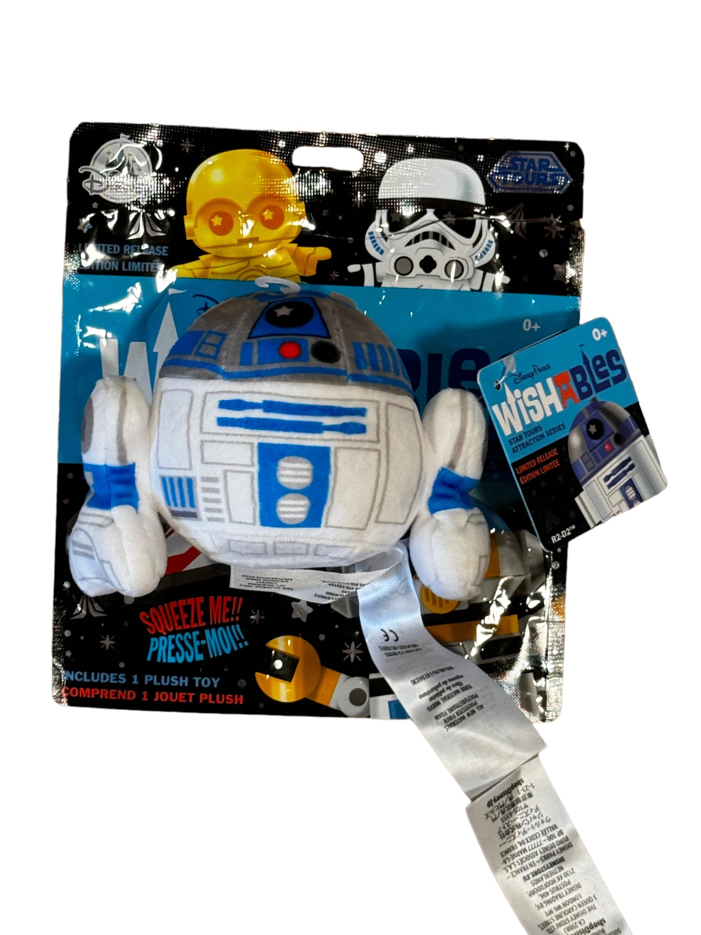 Disney Star Wars Star Tours R2D2 Wishable Plush