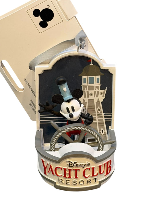 Disney Yacht Club Resort Mickey 3D Ornament