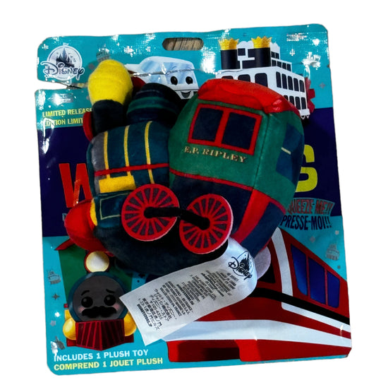Disney Transportation Wishables Series Plush-Locomotive Engine Train