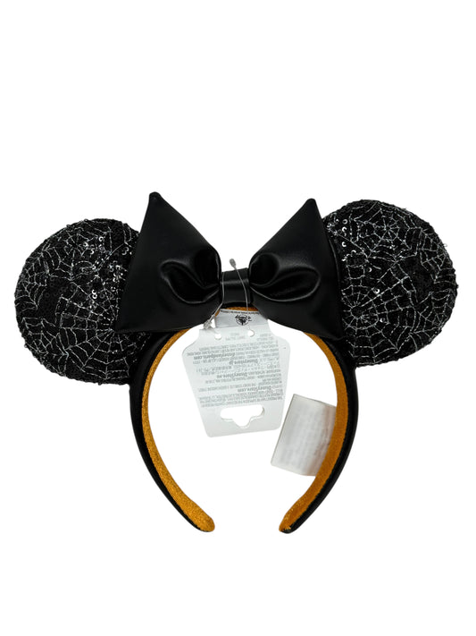 Disney Minnie Spiderwebs Ears Headband Halloween
