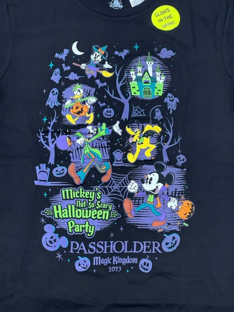 Disney Mickey’s MNSSHP Mickey & Friends Passholder Shirt Black