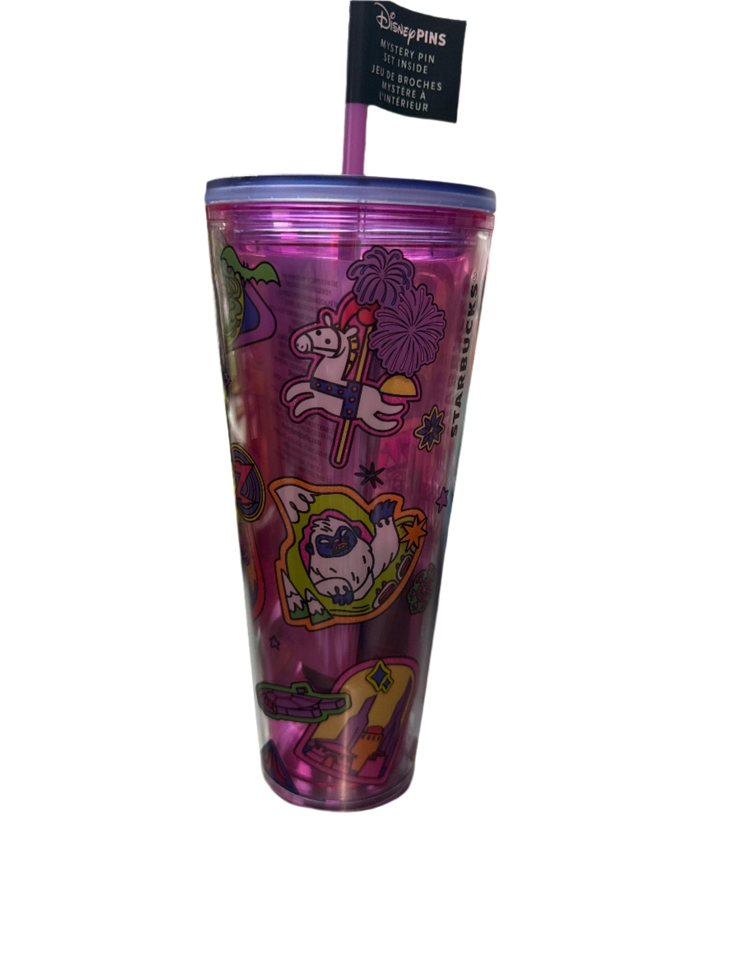 Disneyland Starbucks Tumbler with Mystery Pin Blind Pack