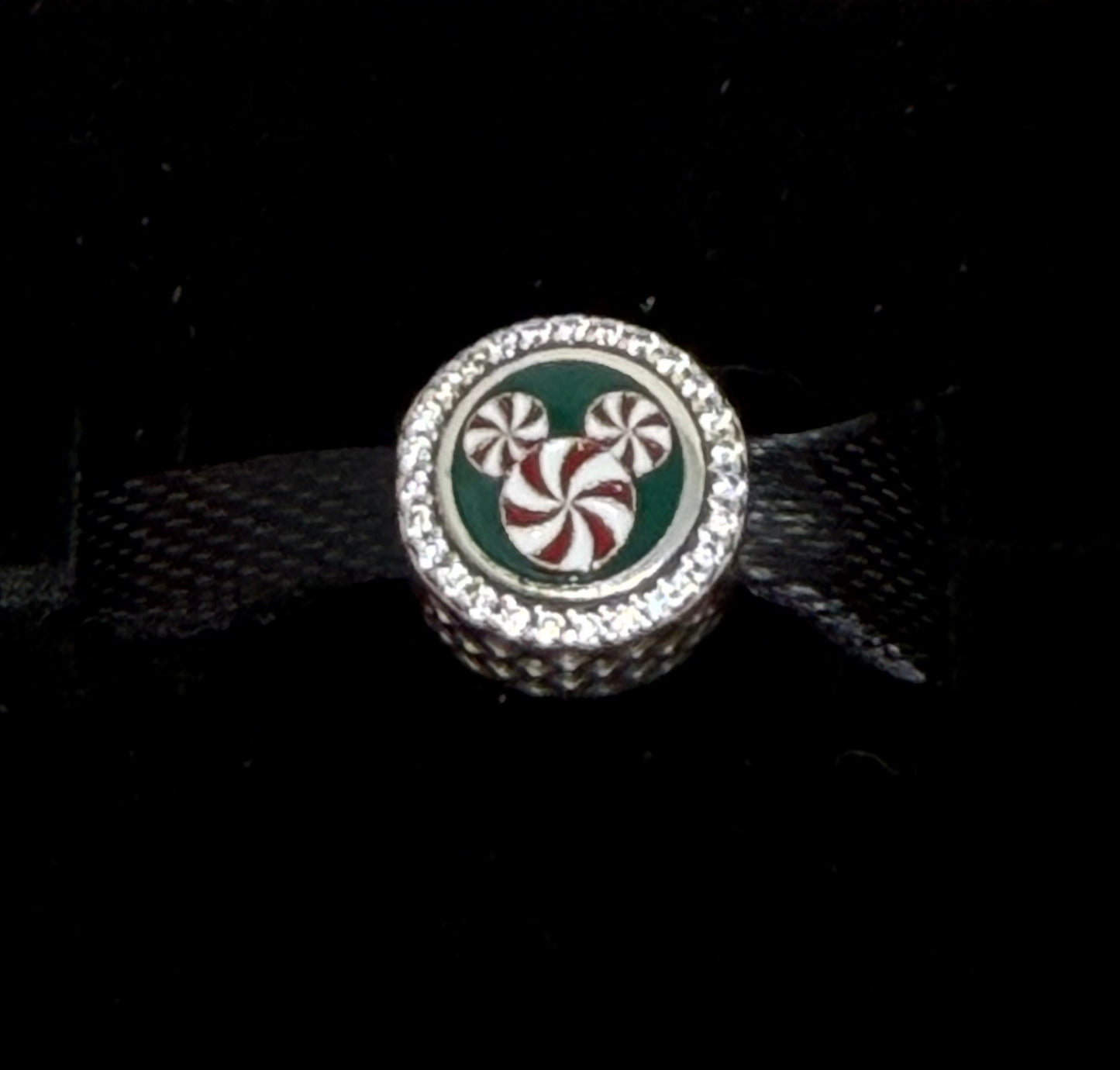 Disney Parks Mickey Peppermint/Gingerbread House Pandora Bead Charm