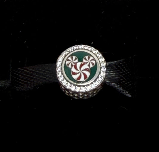 Disney Parks Mickey Peppermint/Gingerbread House Pandora Bead Charm
