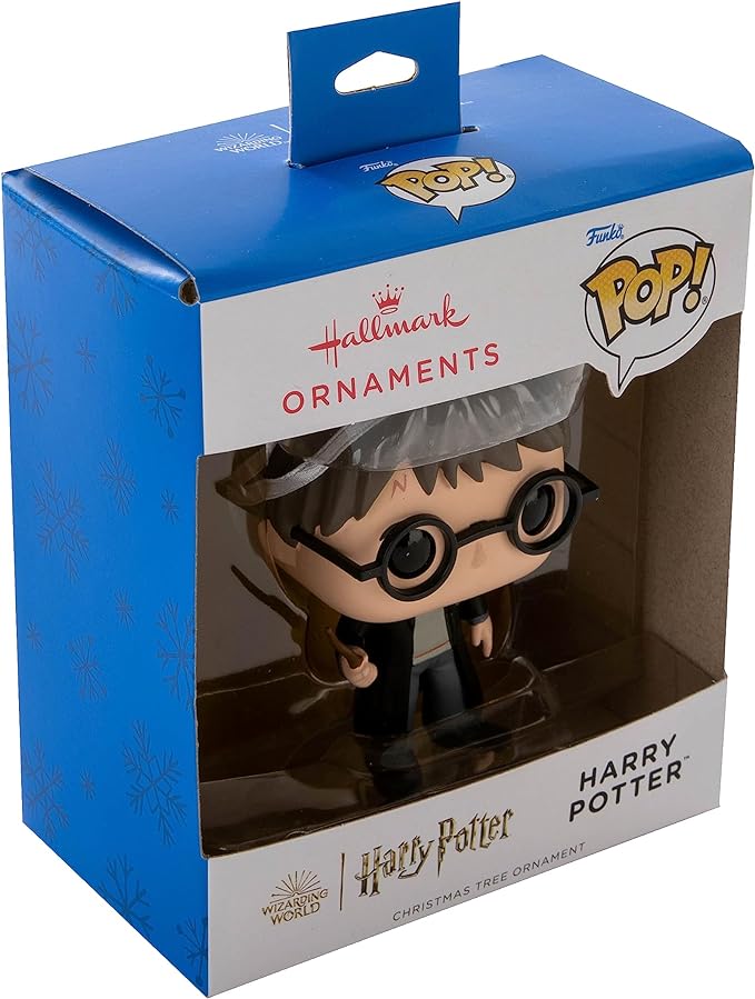 Hallmark Collectable Funko Pop Ornament - Harry Potter and Wand Design