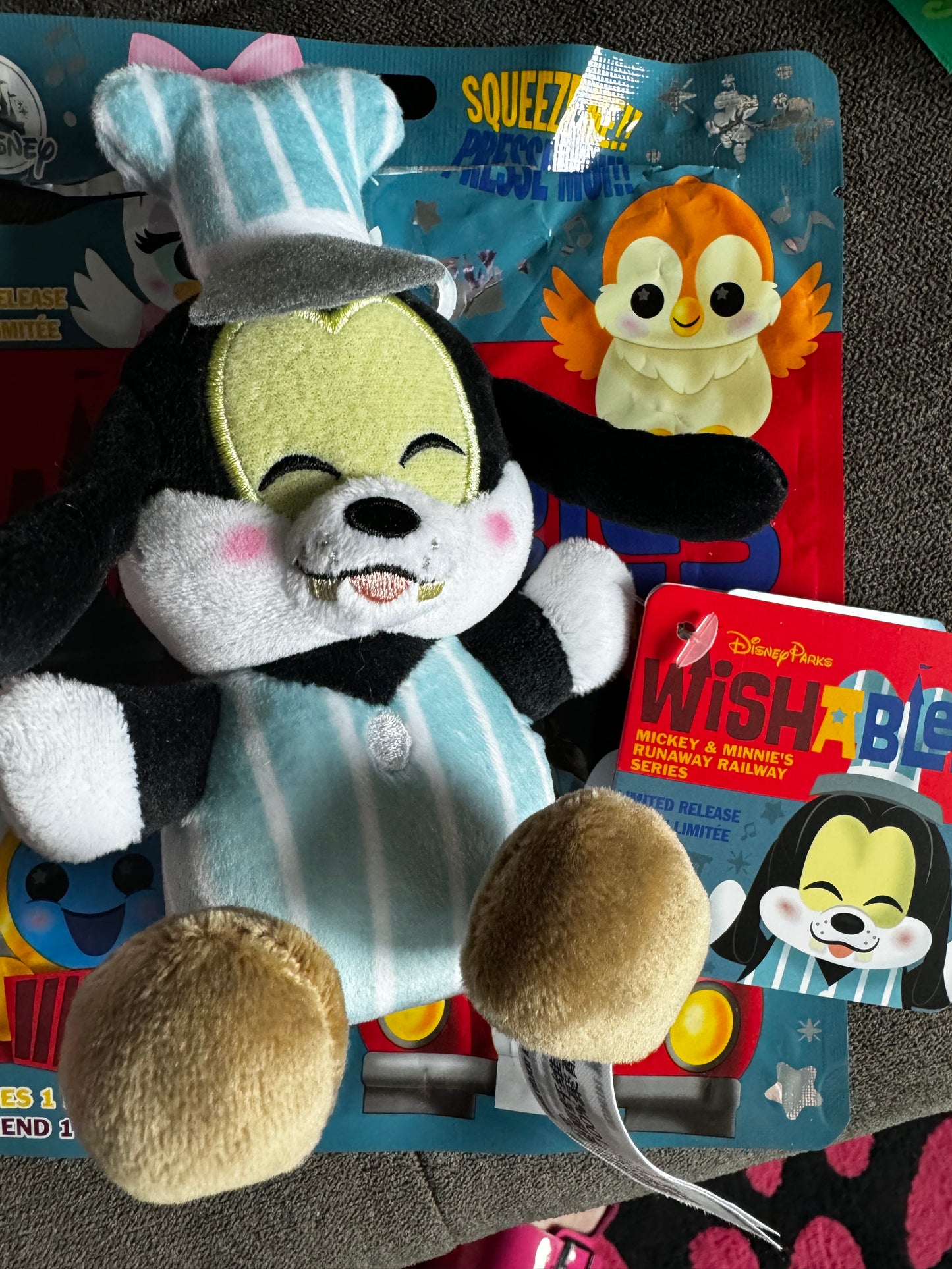 Disney Wishables Plush- Goofy Mickey & Minnie’s Runaway Railway