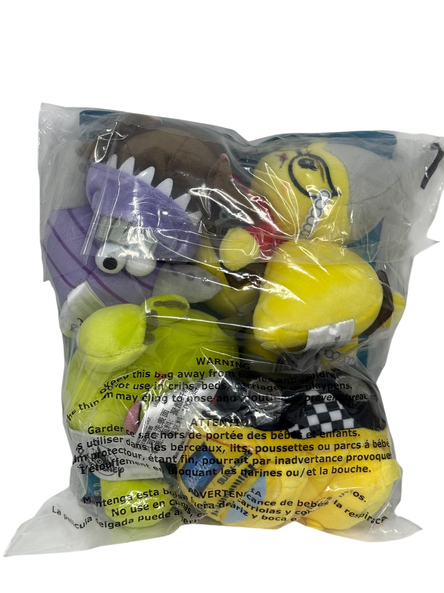 Disney Pixar Monsters Wishables Full Set of 5 with Variant