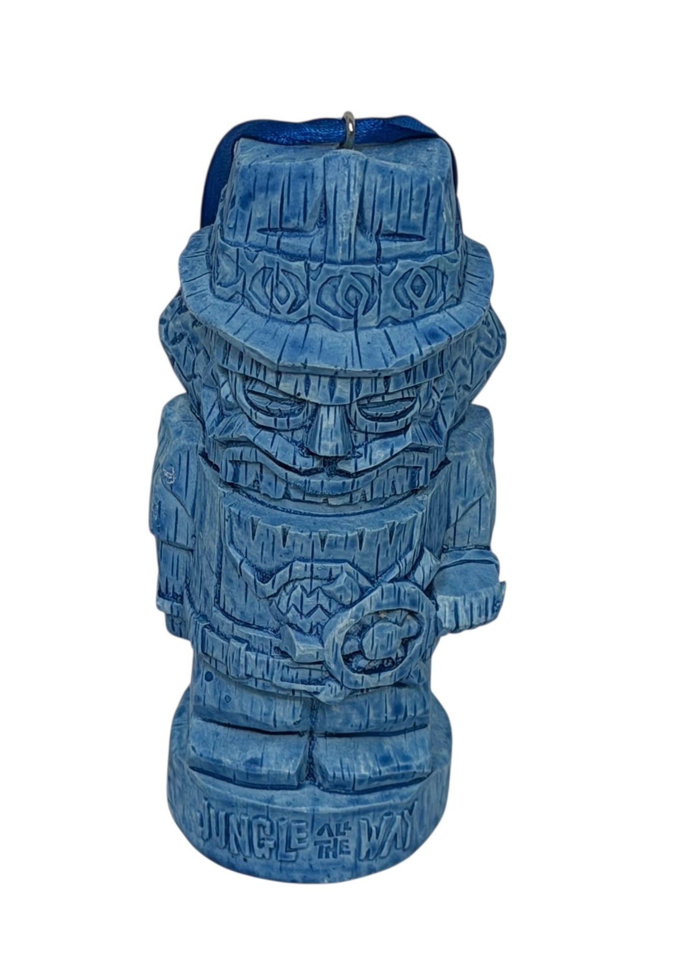 Disney Trader Sam's Jungle Cruise Blue Nutcracker Ornament