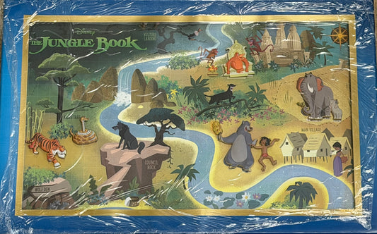 D23 Walt Disney Imagineering Map Pin Set LE 400 MOG-Jungle Book