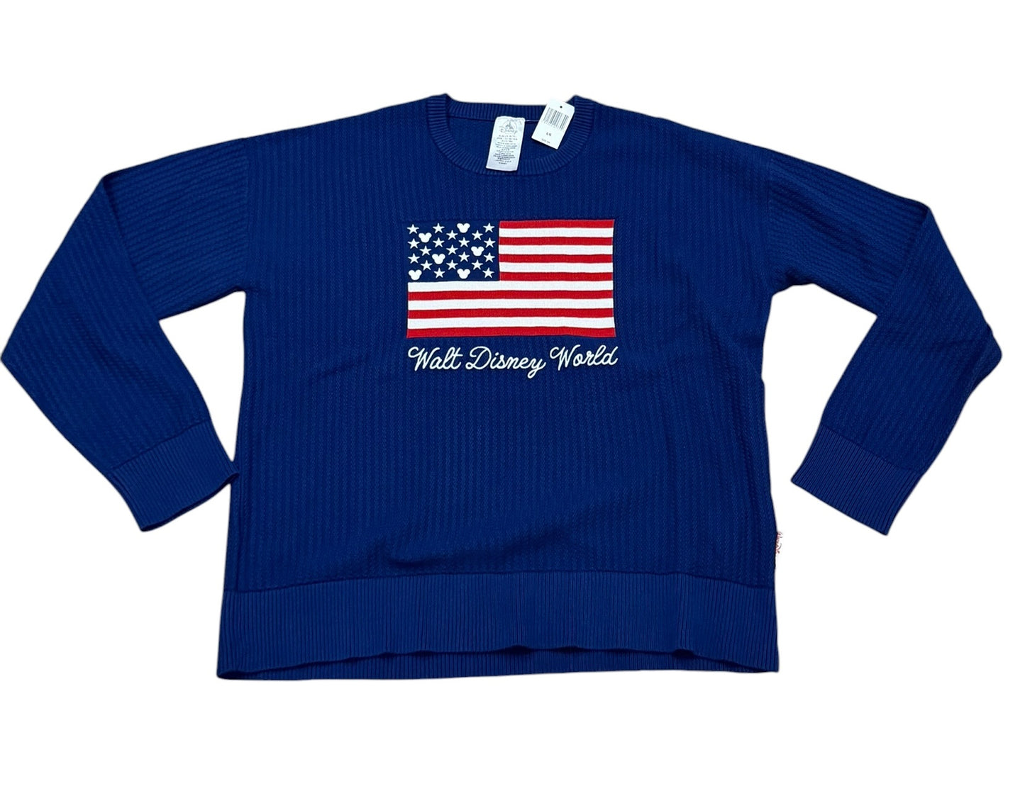 Walt Disney World Mickey American Pullover Large
