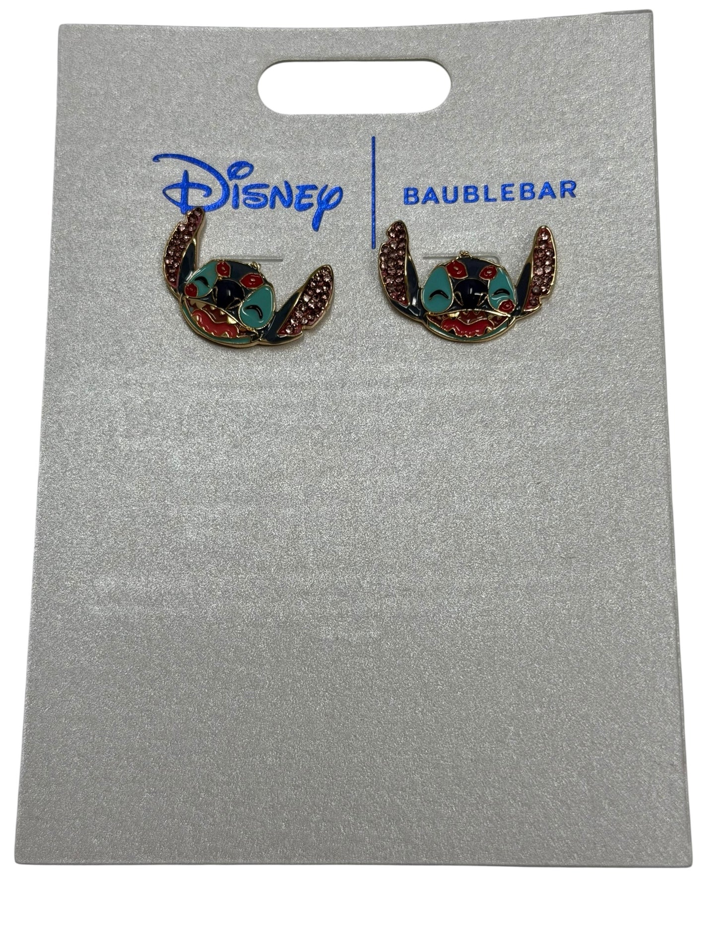 Disney Parks Stitch with Kisses Baublebar Earrings