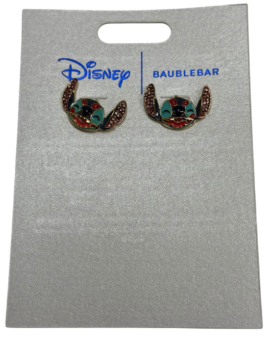 Disney Parks Stitch with Kisses Baublebar Earrings