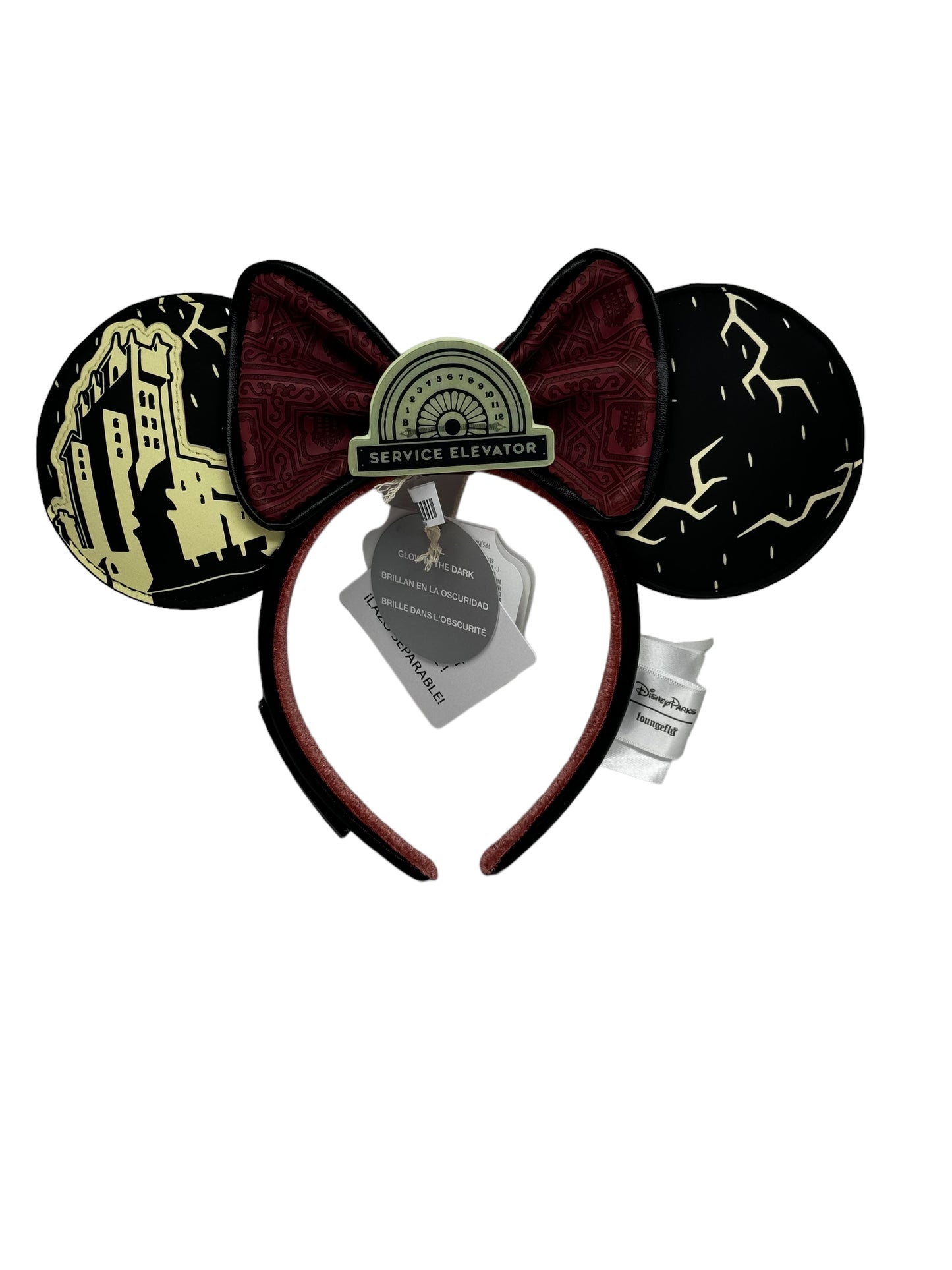 Disney Hollywood Tower of Terror Hotel Loungefly Ear Headband