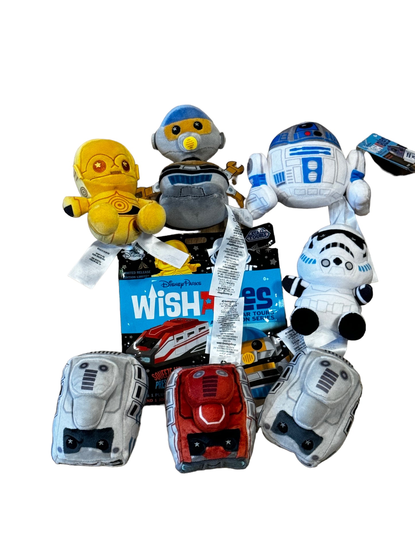 Disney Star Wars Star Tours Wishables Full Set of 7