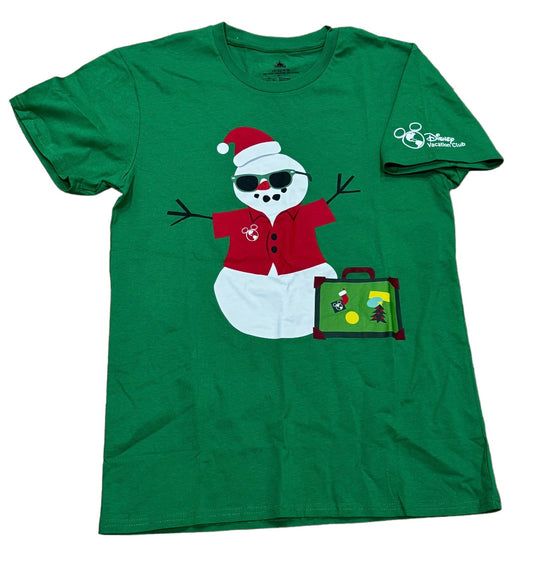 Disney Vacation Club Holiday Snowman Shirt-medium