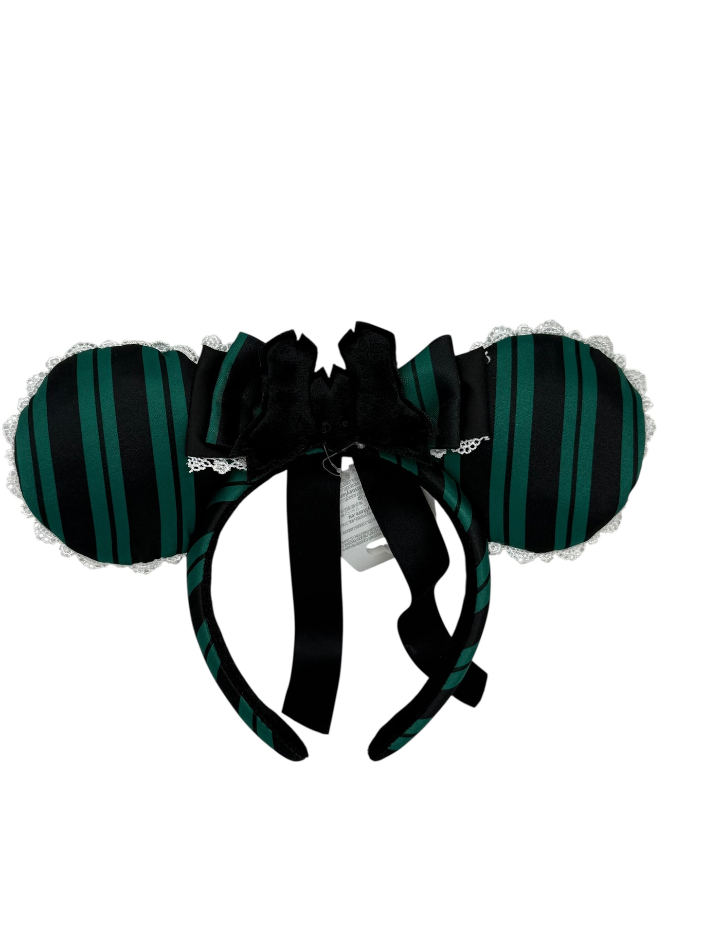 Disney Haunted Mansion Ears Headband Green Stripe