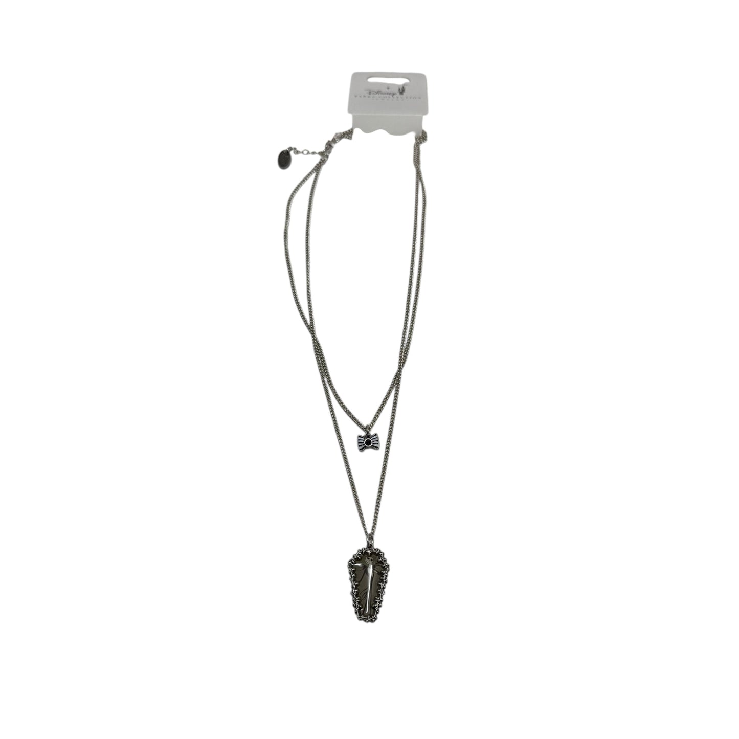 Necklace with a pendant on a white background